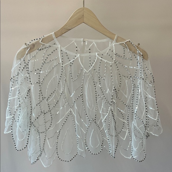 UNTAMED PETALS BY AMANDA JUDGE Tops - Beaded “Sally” Cape